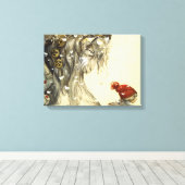 Yule Goat John Bauer Leinwanddruck (Insitu (Holzboden))