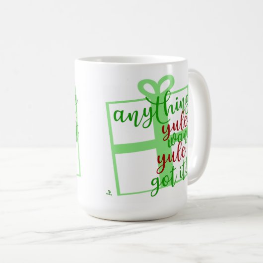Yule Got It Epic Christmas Fun Saying Kaffeetasse (VorderseiteRechts)