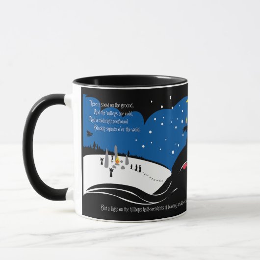 Yule-Horror-Keramikbecher Tasse (Links)