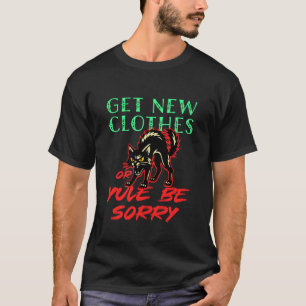 Yule-Katze Isländische Weihnachtsfolklore Jolakott T-Shirt
