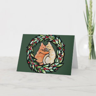 Yule Kitty Katzen Karte