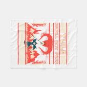 Yule Shall Not P Fantasy Wizard Holiday Pun Funny Fleecedecke (Vorderseite (Horizontal))