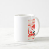 Yule Shall Not P Fantasy Wizard Holiday Pun Funny Kaffeetasse (VorderseiteRechts)