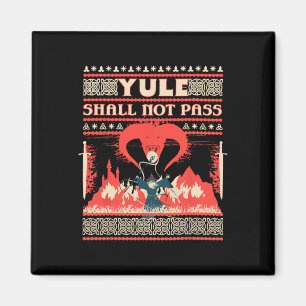 Yule soll nicht P Fantasy-Zauberer Urlaub Pun Lust Magnet