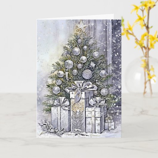 Yuletide Beauty Karte (Gelbe Blume)