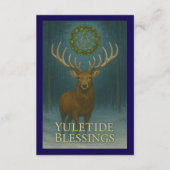 Yuletide Blessings Stag Enclosure Card Begleitkarte (Vorderseite)