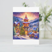 Yuletide Card Emporium Dankeskarte (Stehend Vorderseite)