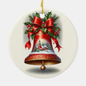 Yuletide Carol Bell Keramik Ornament (Hinten)