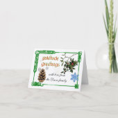 Yuletide celtic karte (Vorderseite)