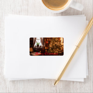 Yuletide Charm Adressaufkleber