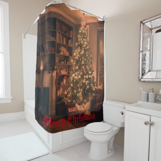 Yuletide Charm Duschvorhang (Beispiel)