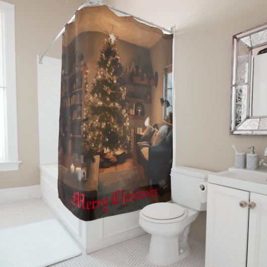 Yuletide Charm Duschvorhang (Beispiel)