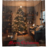Yuletide Charm Duschvorhang (Vorderseite)