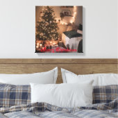 Yuletide Charm Leinwanddruck (Insitu (Schlafzimmer))