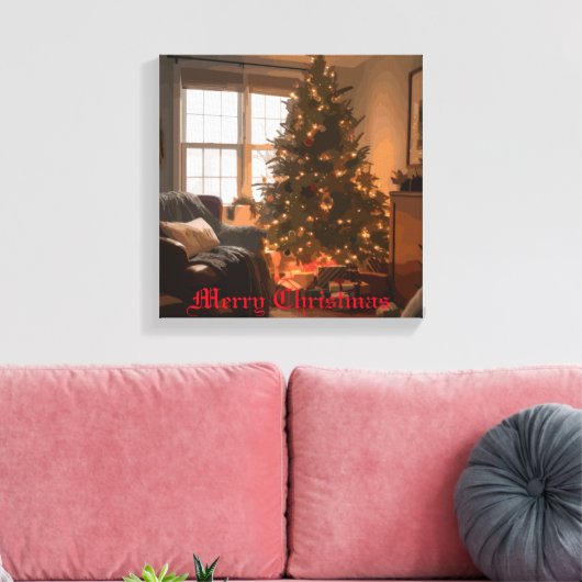 Yuletide Charm Leinwanddruck (Insitu (Wohnzimmer))