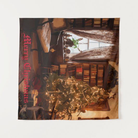 Yuletide Charm Wandteppich (Vorderseite (Horizontal))