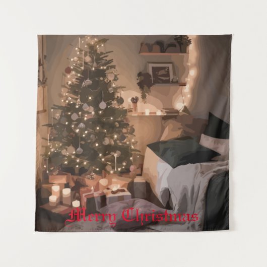 Yuletide Charm Wandteppich (Vorderseite)