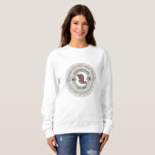 Yuletide Club EST. 1985 Wappen Design Sweatshirt (Vorne ganz)