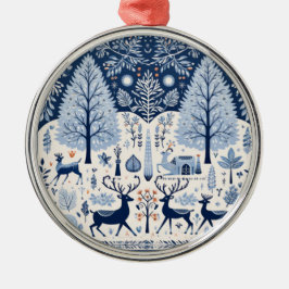 Yuletide Decor Ornament Aus Metall