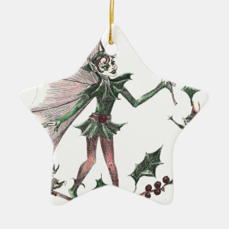 Yuletide feenhafte Geschenke für den Feiertag Keramik Ornament