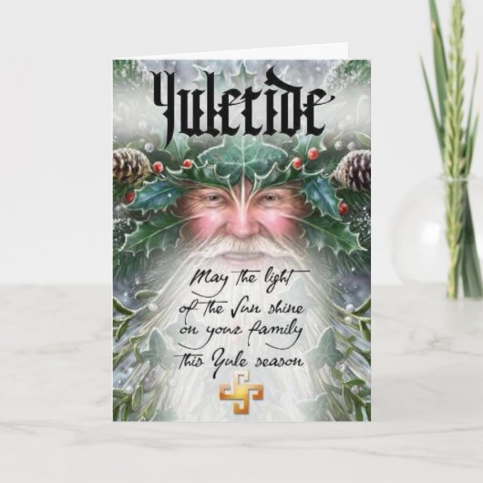 Yuletide Feiertagskarte (Vorderseite)