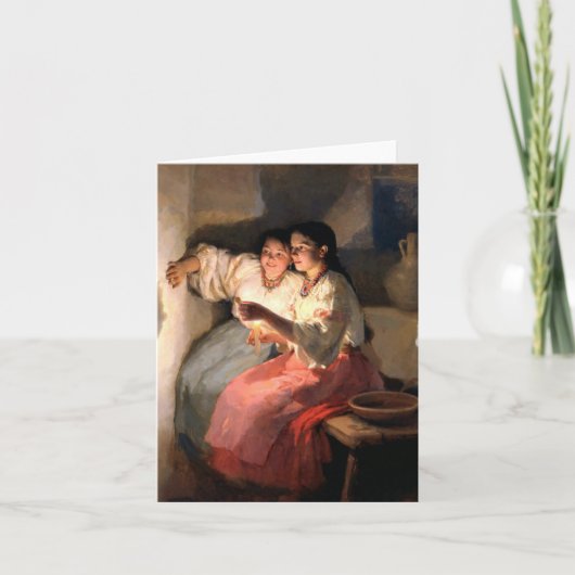 YULETIDE FORTUNE TELLERS NOTECARD KARTE (Vorderseite)