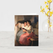 YULETIDE FORTUNE TELLERS NOTECARD KARTE (Gelbe Blume)