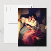 YULETIDE FORTUNE-TELLERS VON PYMONENKO POSTKARTE (Vorne/Hinten)