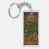 Yuletide Glow: Tree of Wonder Keychain Schlüsselanhänger (Vorderseite links)