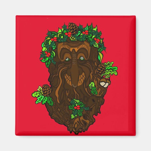 Yuletide Greenman Magnet (Vorne)