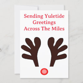 Yuletide Greetings Card Feiertagskarte