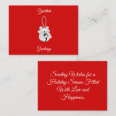 Yuletide Greetings Card Mitteilungskarte (Vorne/Hinten)