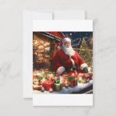 Yuletide Greetings Dankeskarte (Rückseite)