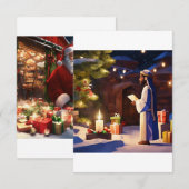 Yuletide Greetings Dankeskarte (Vorne/Hinten)