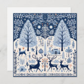 Yuletide Greetings Feiertagskarte (Vorne/Hinten)