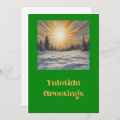 Yuletide Greetings Feiertagskarte (Vorne/Hinten)