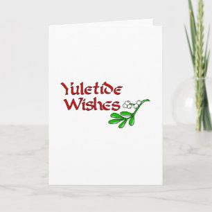 Yuletide Greetings Feiertagskarte