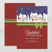Yuletide Greetings Holiday Card (Vorne/Hinten)