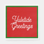 Yuletide Greetings Napkins Serviette (Vorderseite)