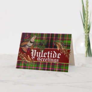 Yuletide Greetings Northern Flicker Feiertagskarte