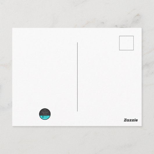 Yuletide Greetings - Weihnachten Moon Postkarte (Rückseite)