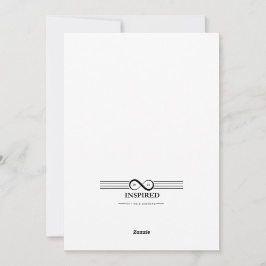 Yuletide Joy Feiertagskarte (Rückseite)