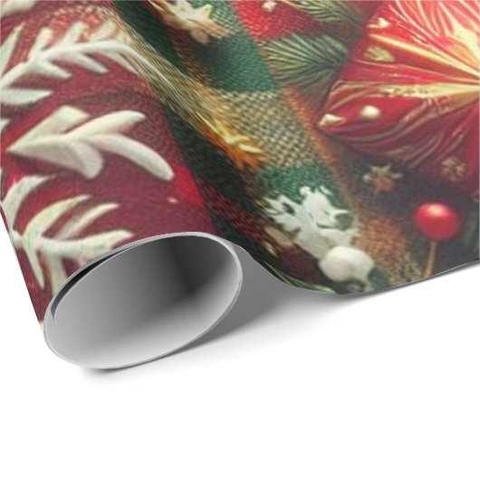 Yuletide Joy Geschenkpapier (Rolleneckpunkt)