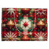 Yuletide Joy Große Geschenktüte (Rückseite)