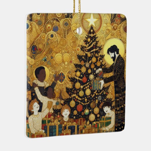 Yuletide Joy Keramikornament (Rechts)