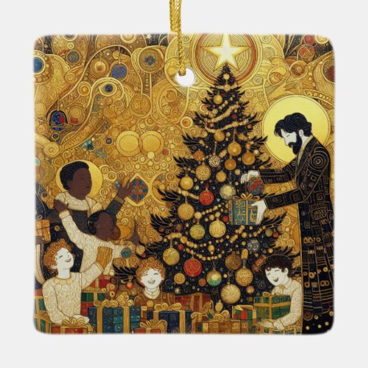 Yuletide Joy Keramikornament (Vorderseite)