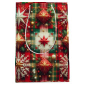 Yuletide Joy Mittlere Geschenktüte (Vorderseite)