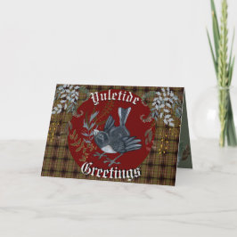 Yuletide Junco Bird Karte