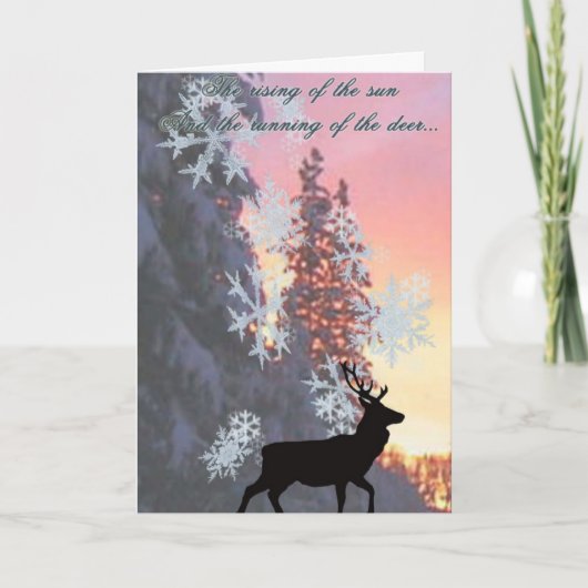 Yuletide Karte (Vorderseite)