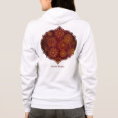 Yuletide Opulence: Goldene Weihnachtsdinge Hoodie (Rückseite)